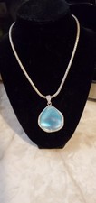 BRIGHTON NECKLACE WITH A OCEAN BLUE PENDANT- VERY RARE