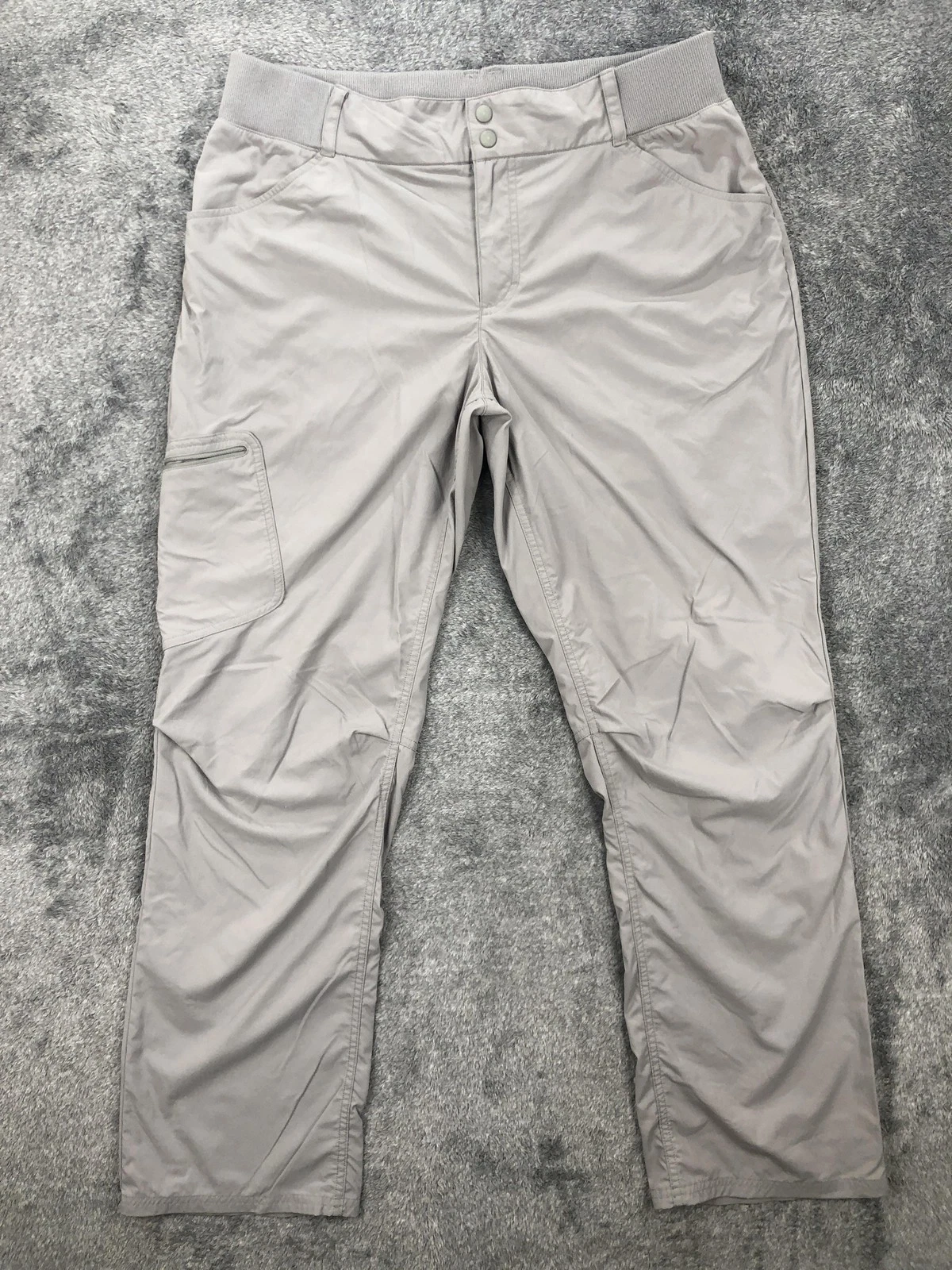 Cabela's Pants Mens 40x30 Gray 4MOST Fishing Hiking Stretch Zip Pocket Khakis