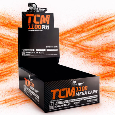OLIMP TCM 1100 - 120-240 Caps - Blisters - Tri-Creatine Malate -More Muscle Mass