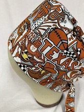 Men/Women Surgical Scrub Cap Lined Texas Very Cool 100 Cotton