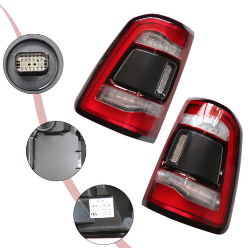 Pair Left+Right Rear Lamps Tail Light LED For Dodge RAM 1500 2019 2020 2021 2022
