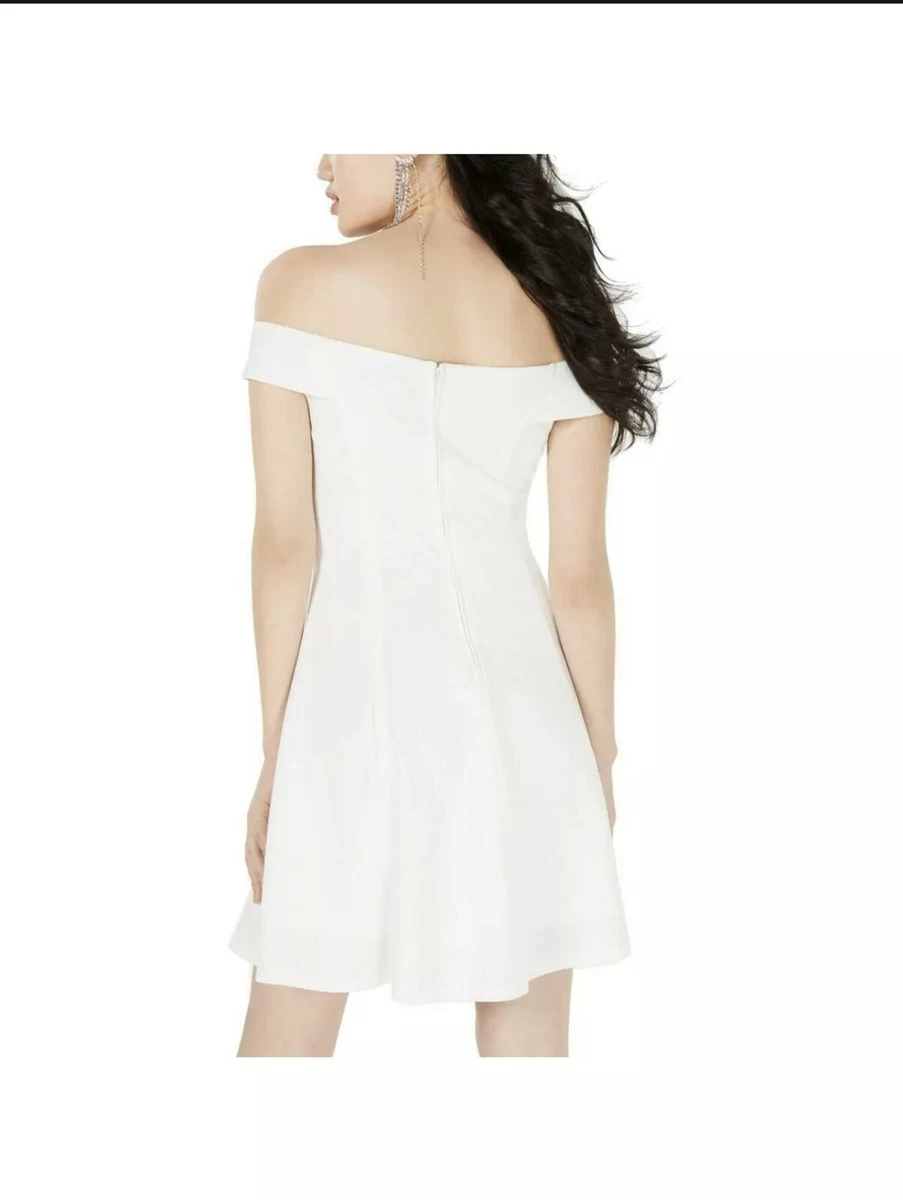 TEEZE ME Womens White Sleeveless Above The Knee Sheath Dress Juniors Size:  910 | eBay