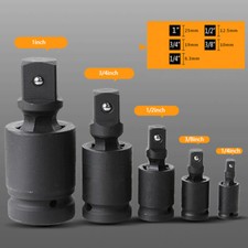 Impact Universal Joint Socket Adapter Swivel Set 1/4 3/8 1/2 3/4 1 Inch Drive