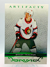 2021-22 Upper Deck Artifacts Neon Green Parallel-  Brady Tkachuk #102