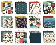 2 Sheets of Echo Park Paper PIRATE TALES 12x12 Scrapbook Cardstock - U Choose