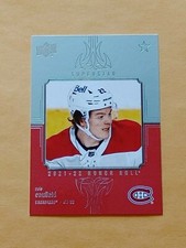 2021-22 Upper Deck Honor Roll Superstar #HR-12 Cole Caulfield RC Montreal 