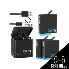 For GoPro Hero 7 8 Black Battery Charging 2 3 + batteries Charger Go Pro  