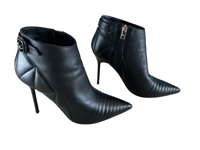 BURBERRY Alexandra Womens Size ankle boots leather quilted