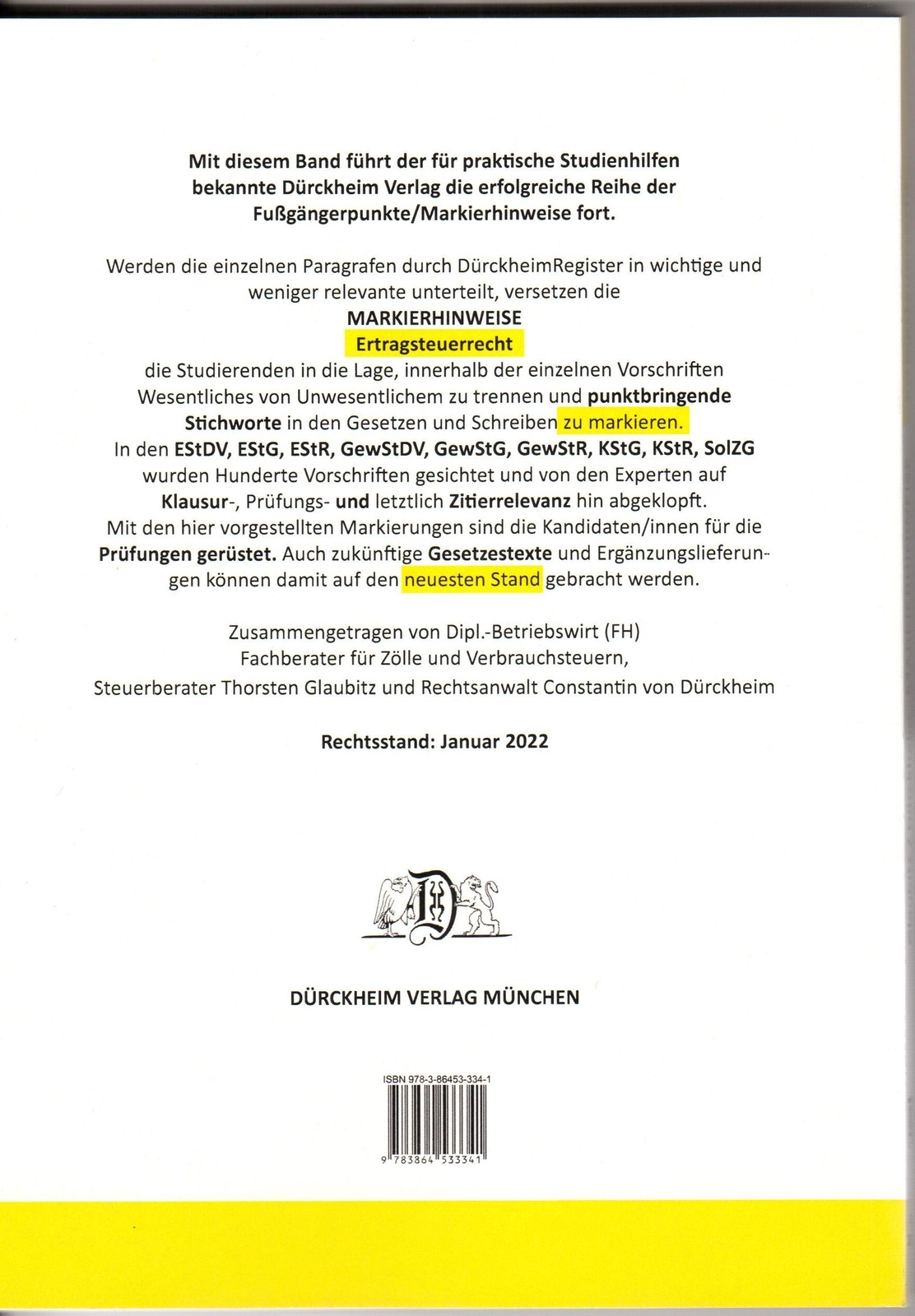 Thumbnail - Ertragsteuerrecht Dürckheim-markierhinweise/fußgängerpunkte Für Das