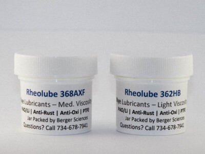 Microscope Greases Kit -- Nye Synthetic Rheolube 362HB & 368AXF (12.5 Gram Each)