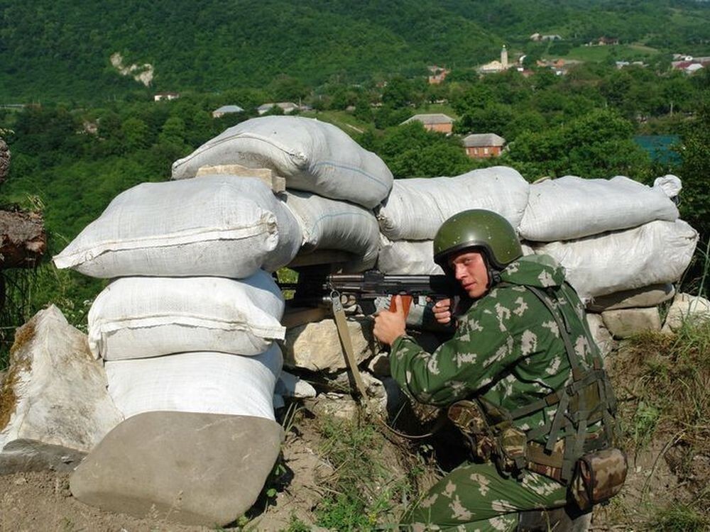 Russian National Guard OsNaz Mountain Camouflage Beryozka Krot Suit Chechen War