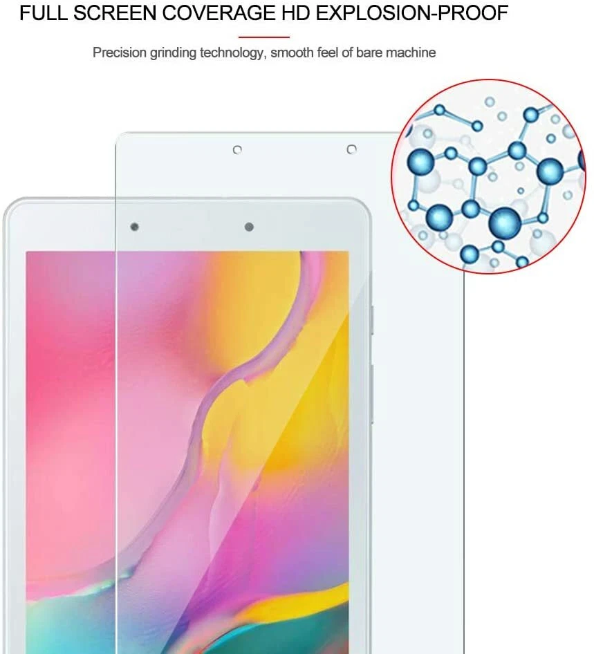 For Samsung Galaxy Tab A 8.0" 2019 SM-T290/T295 Tempered Glass Screen Protector - Image 4 of 4