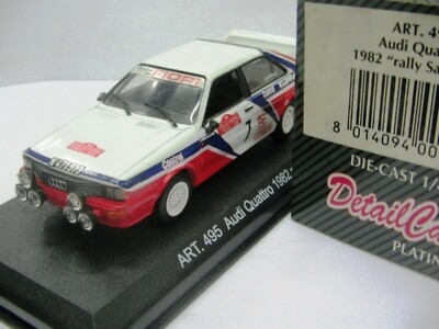 WOW EXTREMELY RARE Audi Quattro B2A Wittmann Sanremo 1982 1:43 Detail-Minichamps