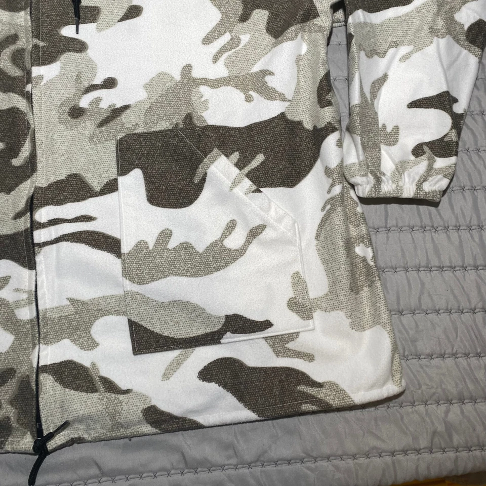 VTG Cabela’s Snow Camo Set XL White Winter Hunting Jacket Pants Made USA XL Reg - Image 4 of 4