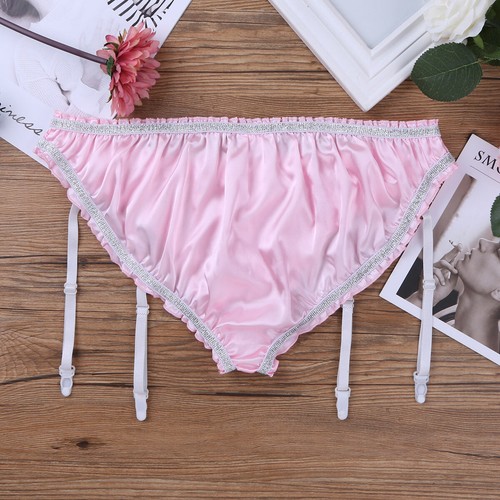US Mens Sissy Pouch Underwear Satin Panties Thong G-string Bikini Briefs Tangas - Picture 116 of 135