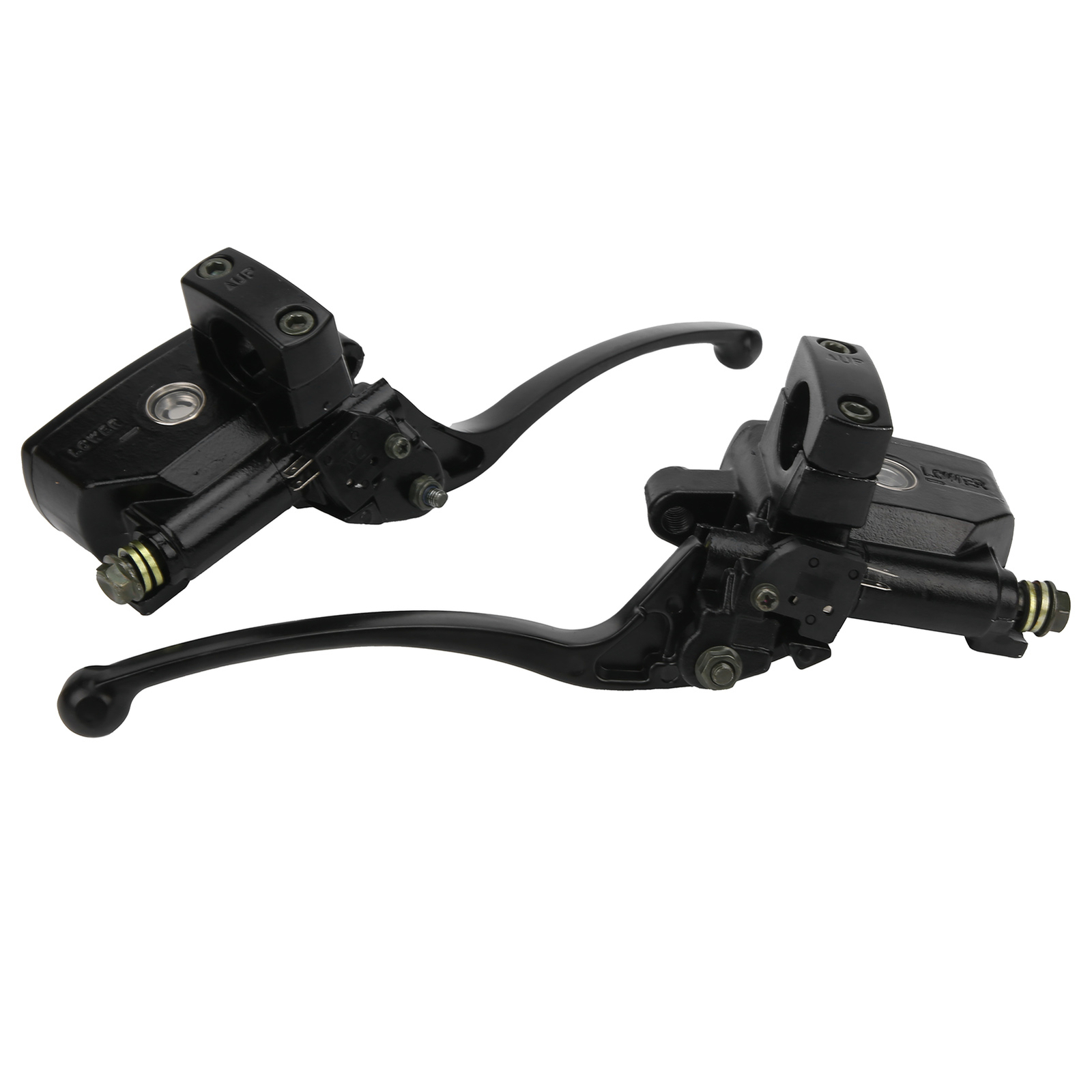 Hydraulic Brake Clutch Master Cylinder Lever Assembly Black For