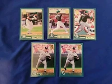 5 2001 Topps Mlb Baseball  Sport Cards As shown in photo White Sox Athletics