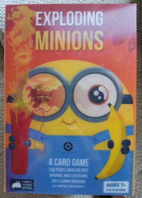 NEU UND VERPACKT Exploding Minions von Exploding Kittens Kartenspiel