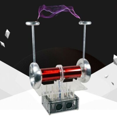 Music Coil Bipolar SSTC Type Artificial Lightning Electromagnetic Storm