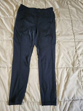 Womens Reebok Black Active High A Rise Legging With Pockets Size 7/8. NWT. 489