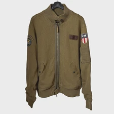 VTG Polo Ralph Lauren 40s Style Military Jacket XL Air Transport Division Bomber