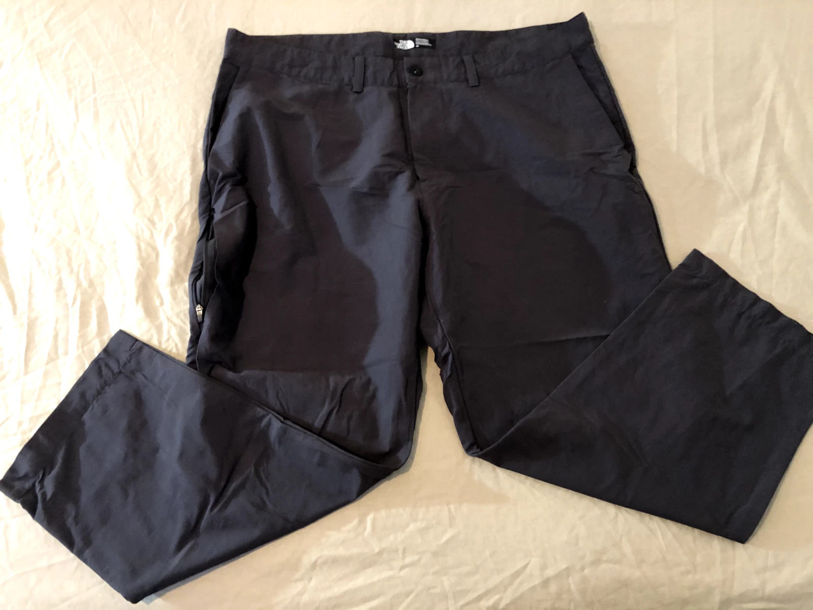 Mens The North Face Pants 40x28 Gray Cargo Outdoor Hiking Slack Trouser