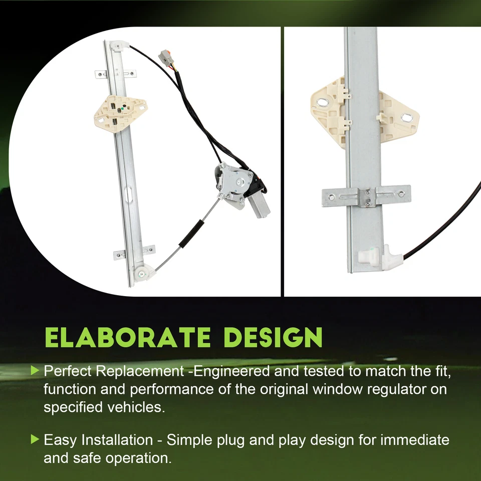 Regulador de ventana eléctrica delantero izquierdo con motor para Honda CR-V 2002-2006 Foto 4 de 4