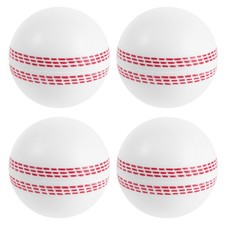 4 Pcs Foam Elastic Cricket Ball Bowling Practice Softballs for Indoor