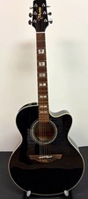 Takamine EG523SCB Series Black 6-String Acoustic-Electric Cutaway Guitar RH