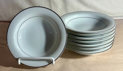 8 Noritake Derry 5 3/4'' Rimmed Dessert Bowls