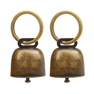 2pack Farm Animal Loud Bronze Bells Personality Fashion Dog Collar Bells