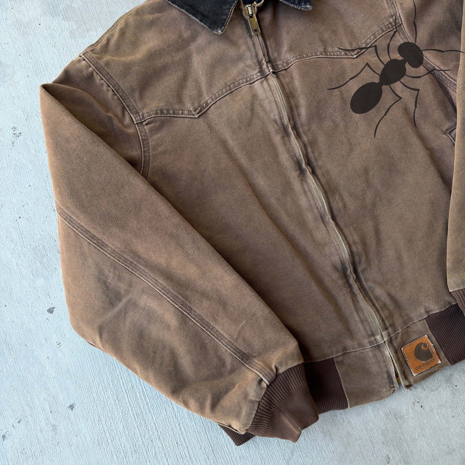 Carhartt brown Santa Fe work wear jacket thumbnail 2