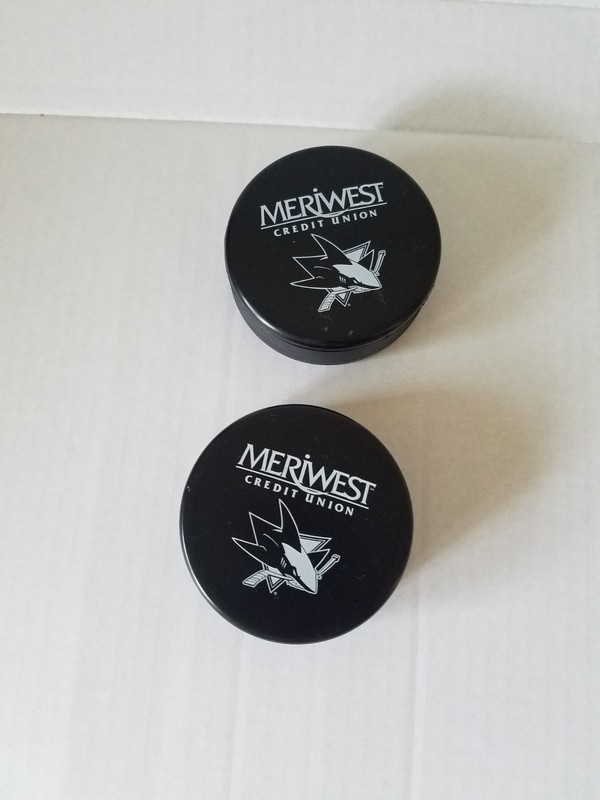 Black Meriwest Credit Union San Jose Sharks Stress Pucks
