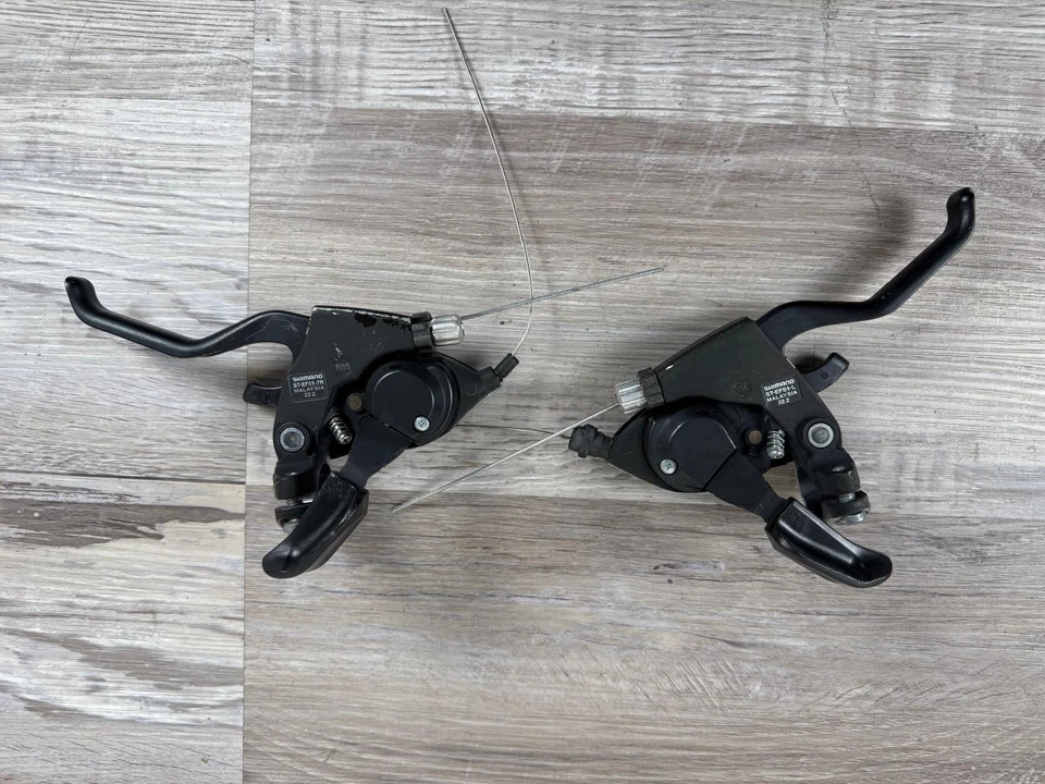 Shimano 3x7 Speed V-Brake Levers & Shifter ST-EF51-7R / ST-EF51-L Black - Image 4 of 4