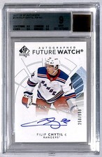 Filip Chytil 2017-18 SP Authentic Future Watch Rookie Auto 250/999 #174 BGS 9