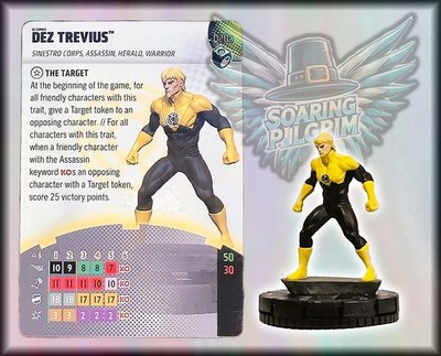 DC Heroclix DEZ TREVIUS - 020a UNCOMMON VARIANT Lantern Legacy Set