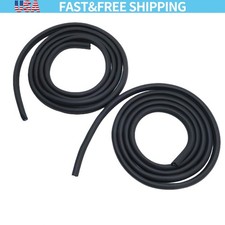 2x Front Door Seal Rubber Weatherstrip Kit Fo...