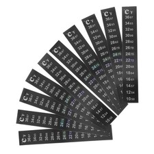 10 Pcs Indoor LCD Temperature Sticker Brewing Thermometer Strips