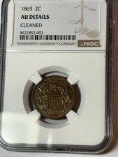 1865 2 Cent AU Details