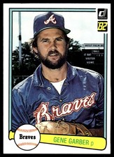 Gene Garber 1982 Donruss #123 Atlanta Braves MLB READ FREE SHIPPING AutographDen