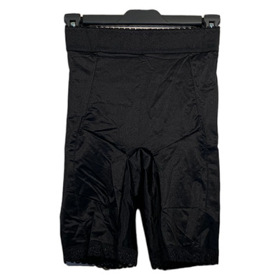 Breezies Shapewear Thigh Trimmer with UltimAir Size 1X BLACK NWOT A63233