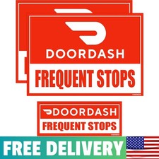 DoorDash Magnetic Sign For Car, 3 Pack