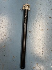 Syncros vintage seatpost alloy anodized black 30.8 425mm MTB 0 setback rare