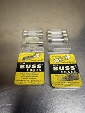 Lot Of 6 Bussmann Buss AGC10 Glass Fuse New Old Stock AGC 10