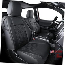 Tacoma Custom Fit Seat Covers for 2016-2023 2016-2023 Crew Full Set Black