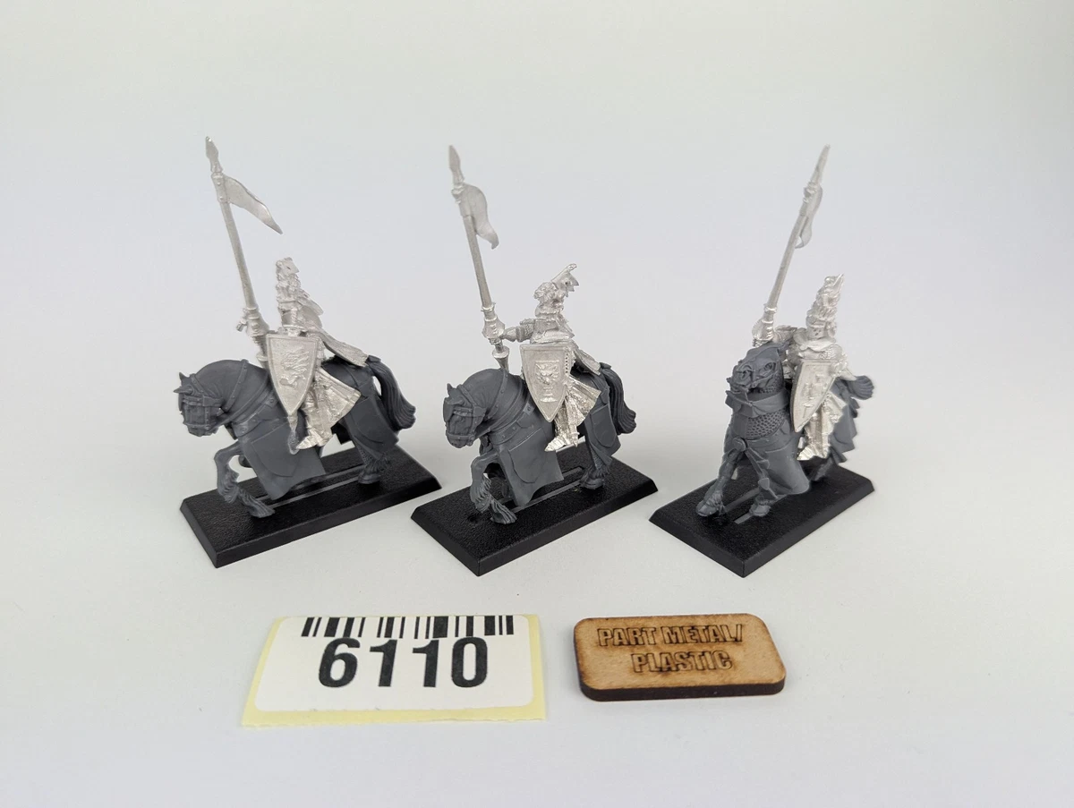 Warhammer Bretonnian Grail Questing Knight w/ Drawer | Metal OOP 2002 C