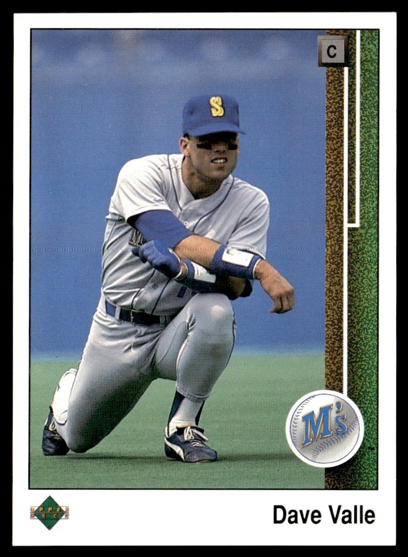 1989 Upper Deck Dave Valle Seattle Mariners #320