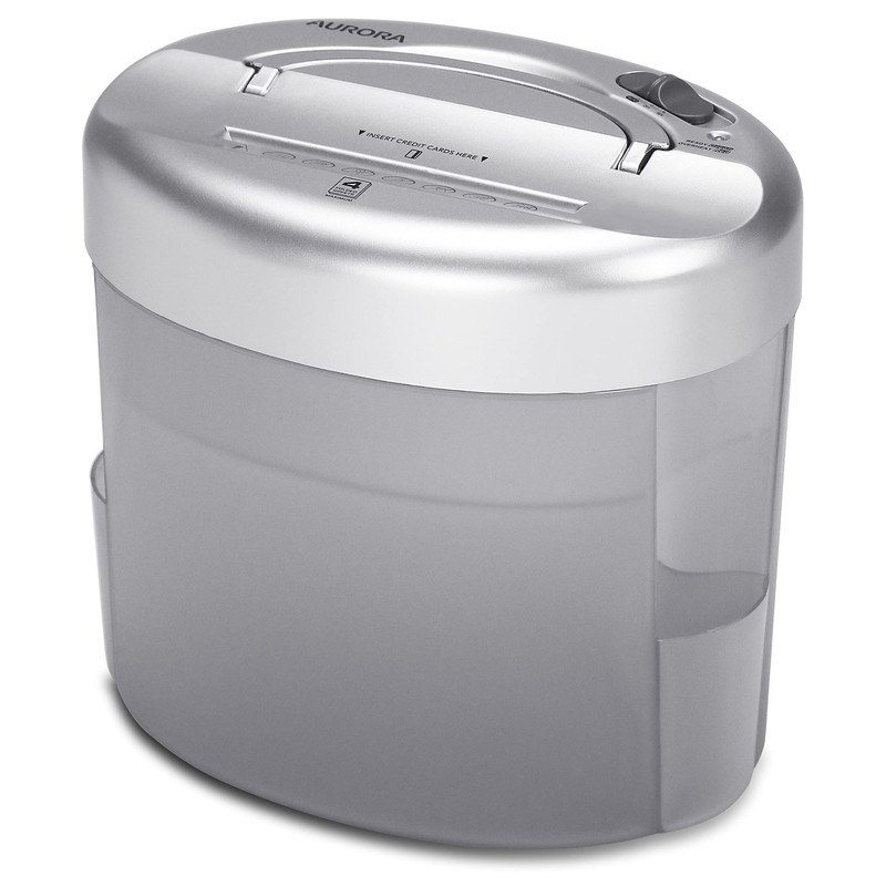 Aurora Desktop-Style Cross-Cut Paper Shredder 4-Sheet Crosscut Desktop Au420Xz-image