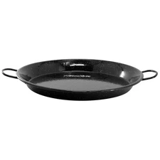 Oster 143754.01 Castillo 15 Inch Enameled Steel Paella Pan In Speckled Black