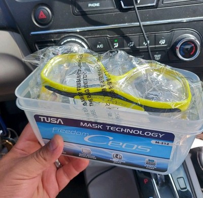 TUSA Freedom Ceos Flash Yellow Diving Mask (M-212-FY)